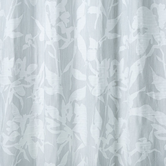Heather 4-Piece Soft Floral Jacquard Textured light filtering Window Curtain Set
