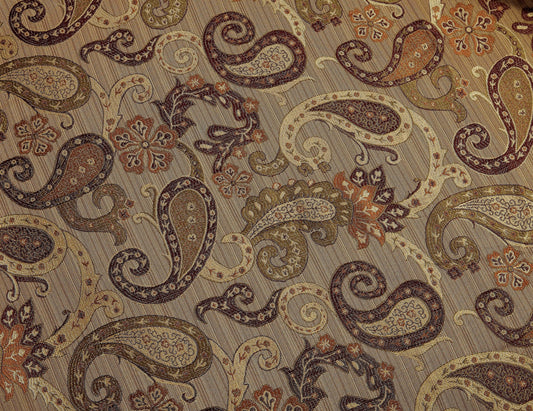 Adelle 4-Piece Paisley Jacquard Embroidery Window Curtain Set