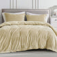 Piers Luxurious Distressed Velvet Duvet Cover Set