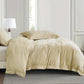 Piers Luxurious Distressed Velvet Duvet Cover Set