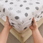 2-Pack Kids/Teens Sports Printed Fitted Sheet Set – 2 Fitted Sheets + 4 Pillowcases (No Flat Sheet)