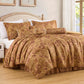 Adelle 7-Piece Paisley Jacquard Embroidered Comforter