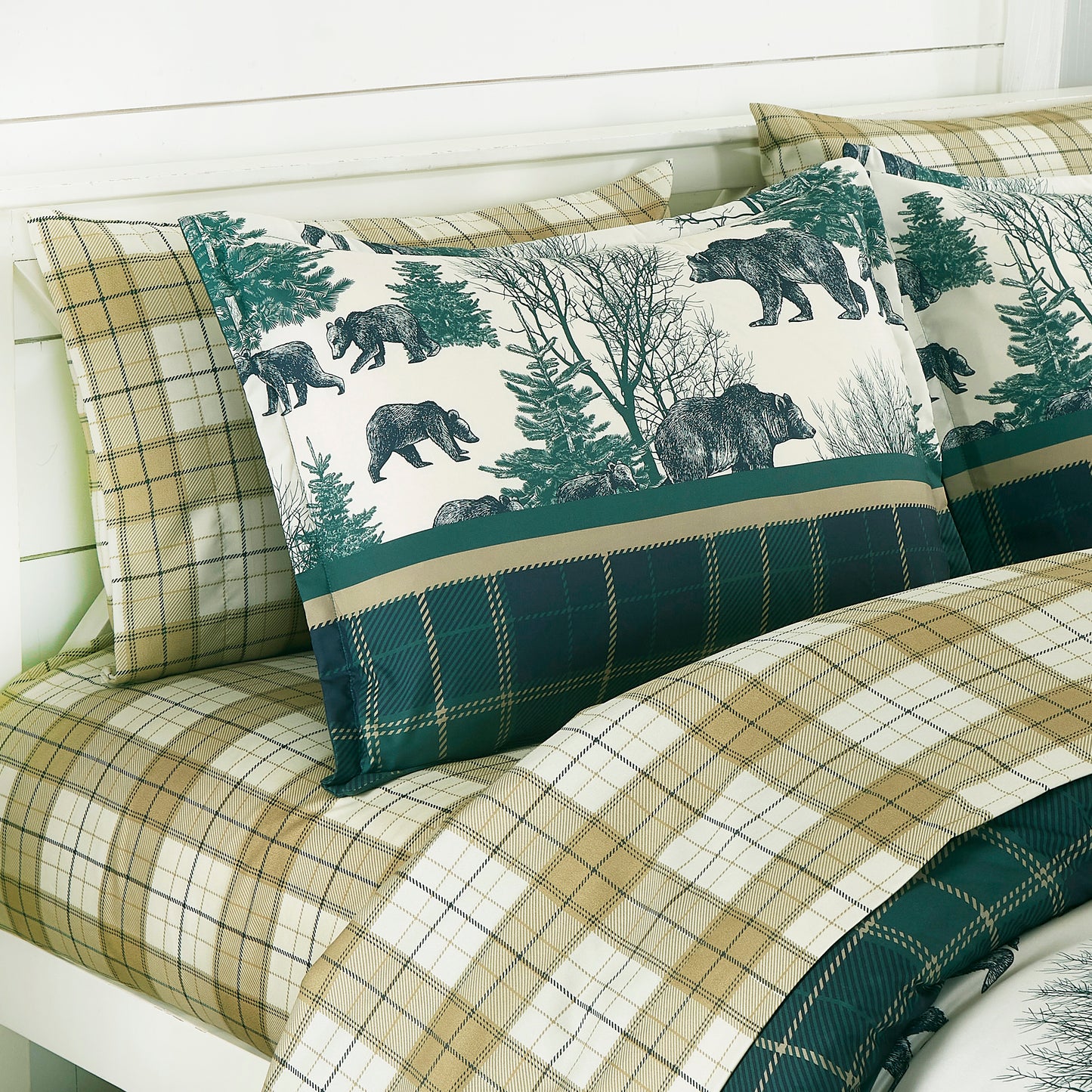 7-Piece Multicolor Printed Microfiber Bed in a Bag Comforter Set With Sheet Set