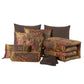 Amelia 9-Piece Floral Jacquard Patchwork Comforter Set