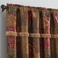 Amelia 4-piece Floral Jacquard Patchwork Window Curtain Set