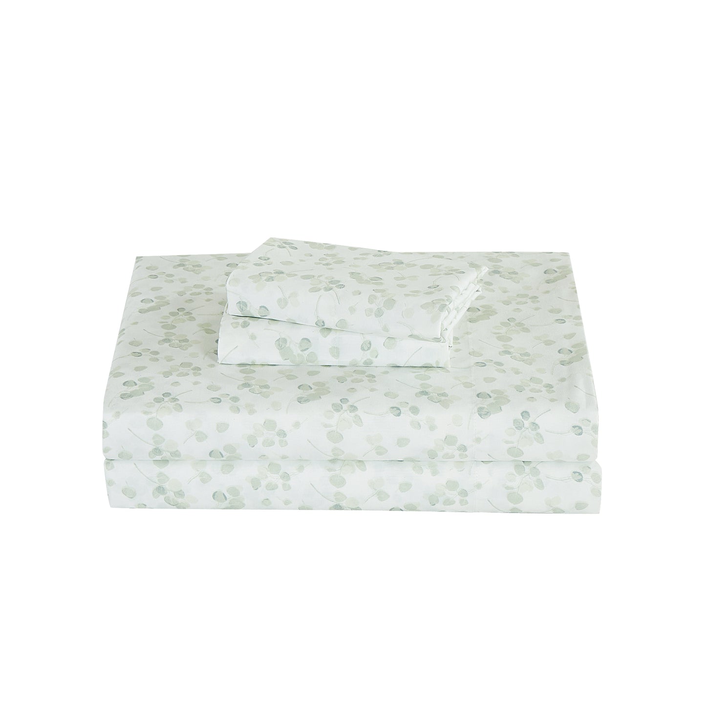 Printed Floral Microfiber Sheet Set with Deep Pocket