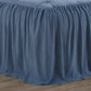 Aria French Country Chic Pinch Pleat Ruffle Skirt Bedspread Set