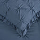 Aria French Country Chic Pinch Pleat Ruffle Skirt Bedspread Set