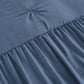 Aria French Country Chic Pinch Pleat Ruffle Skirt Bedspread Set