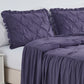 Aria French Country Chic Pinch Pleat Ruffle Skirt Bedspread Set