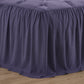 Aria French Country Chic Pinch Pleat Ruffle Skirt Bedspread Set