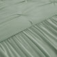 Aria French Country Chic Pinch Pleat Ruffle Skirt Bedspread Set