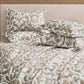 5-Piece Oversized Jacquard Matelasse Damask Pattern Lightweight Reversible Coverlet Set