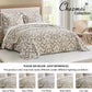 5-Piece Oversized Jacquard Matelasse Damask Pattern Lightweight Reversible Coverlet Set