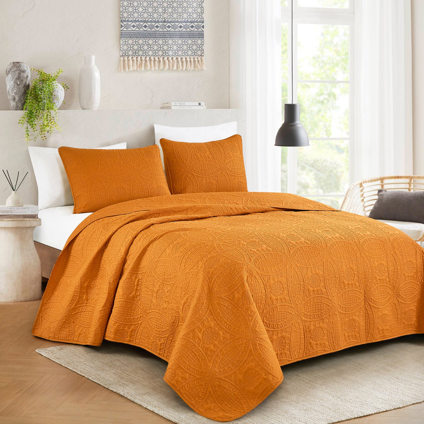 Austin Oversized Microfiber Bedspread Coverlet Set