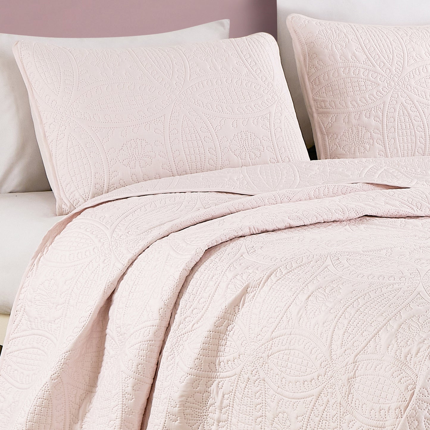Austin Oversized Microfiber Bedspread Coverlet Set