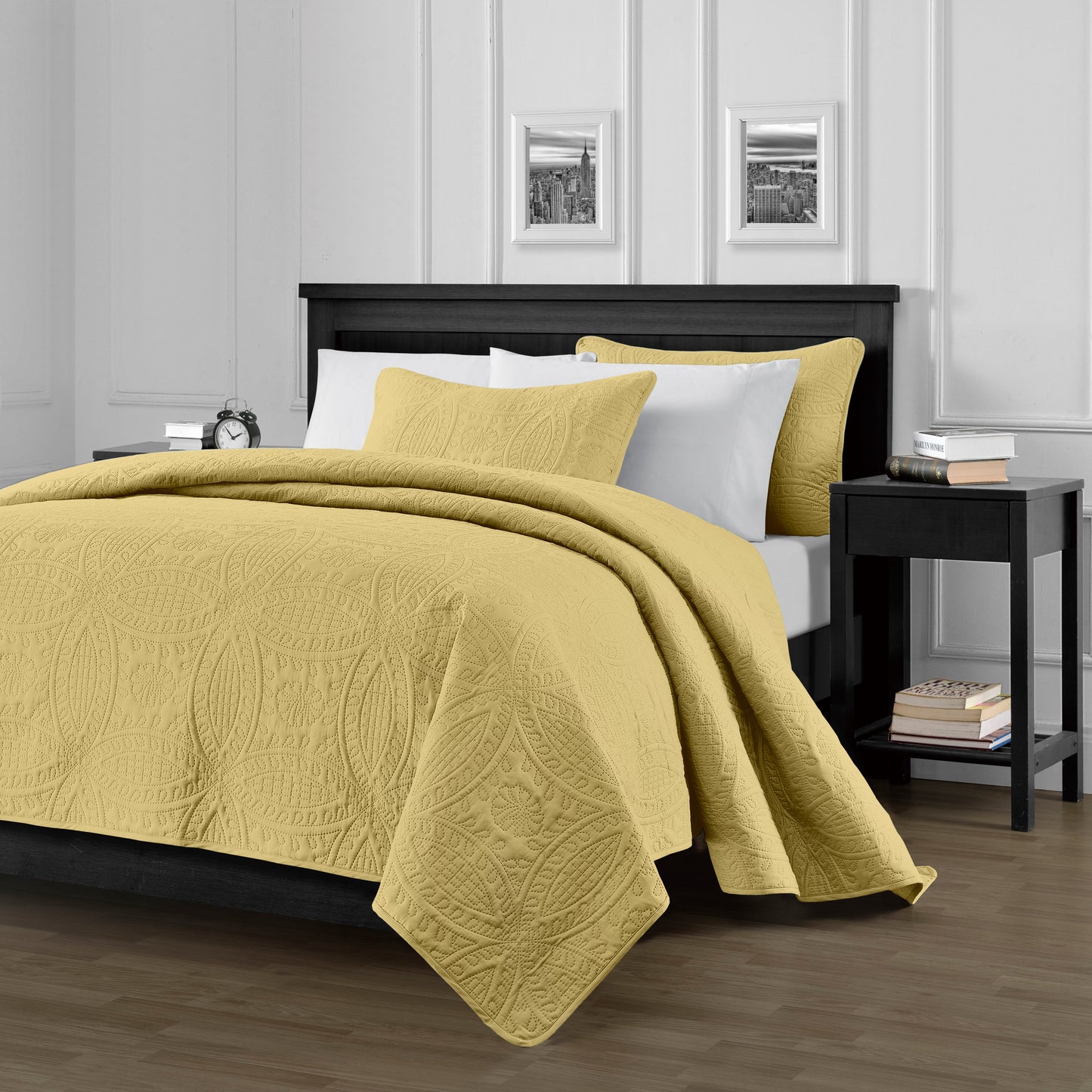 Austin Oversized Microfiber Bedspread Coverlet Set