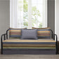 Avery Multi-Color Striped Cotton Quilt Set