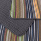 Avery Multi-Color Striped Cotton Quilt Set