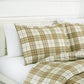 2/3-Piece Plaid Striped Printed Microfiber Comforter for All Season
