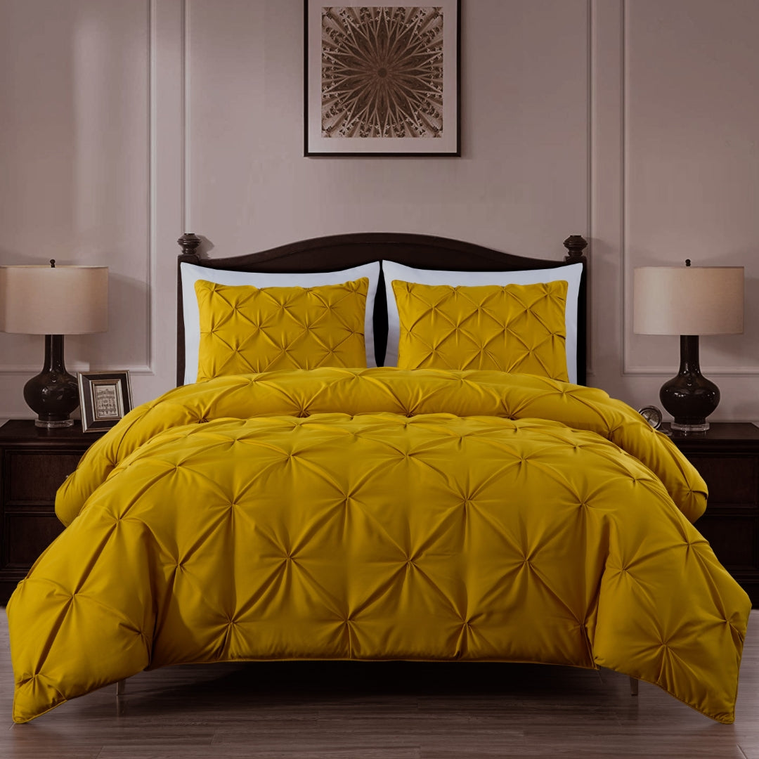 Berlin Pinch Pleat Pintuck Comforter Set