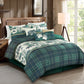 Lodge Inspired 7-Piece Printed Microfiber Comforter Set