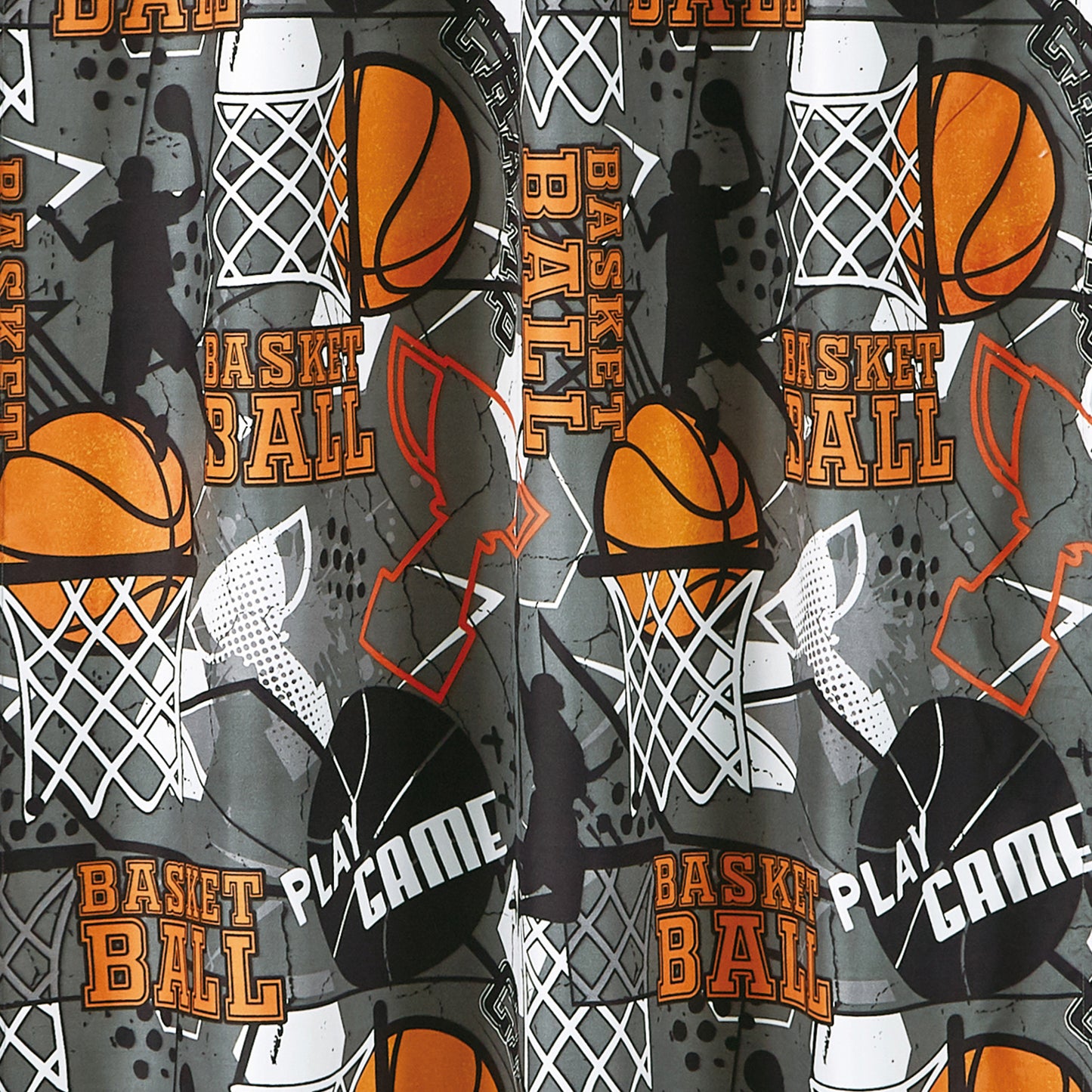 4-Piece Kids/Teens Multi-Color Printed Soft Microfiber Window Curtain Set