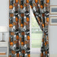 4-Piece Kids/Teens Multi-Color Printed Soft Microfiber Window Curtain Set
