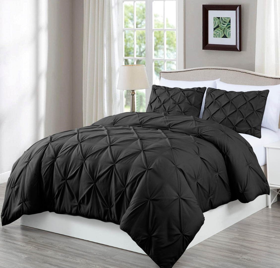 Berlin Pinch Pleat Pintuck Comforter Set