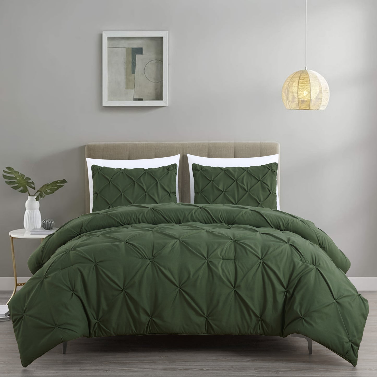 Berlin Pinch Pleat Pintuck Comforter Set