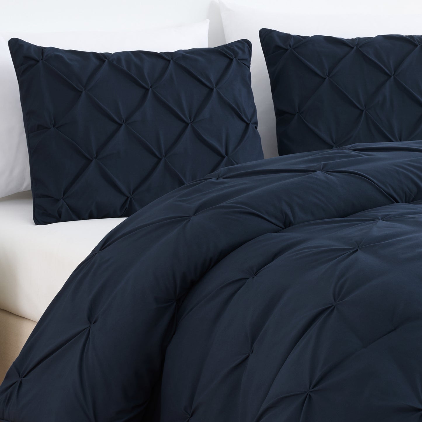 Berlin Pinch Pleat Pintuck Comforter Set