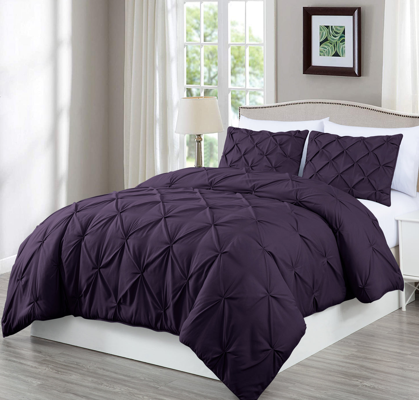 Berlin Pinch Pleat Pintuck Comforter Set