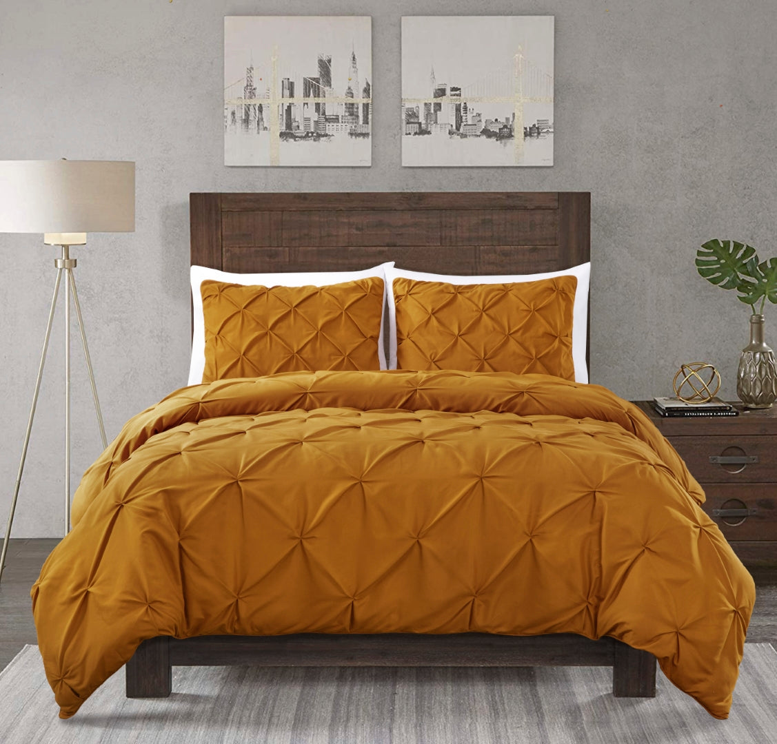 Berlin Pinch Pleat Pintuck Comforter Set