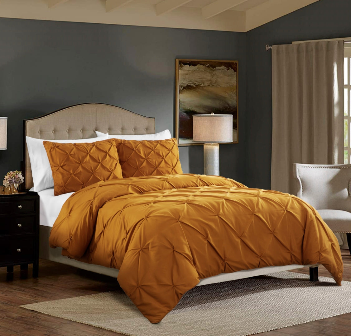 Berlin Pinch Pleat Pintuck Comforter Set