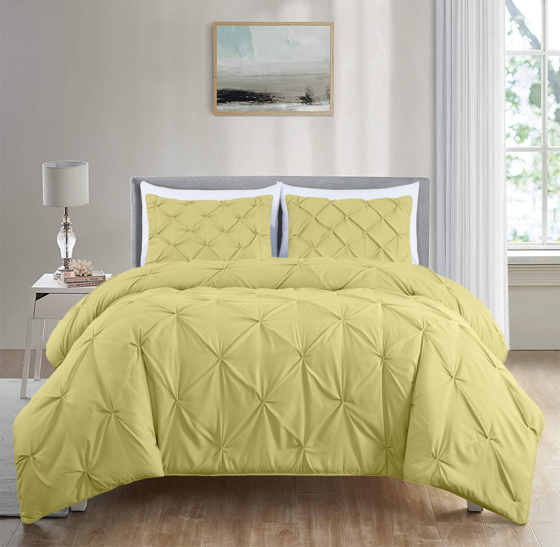 Berlin Pinch Pleat Pintuck Comforter Set