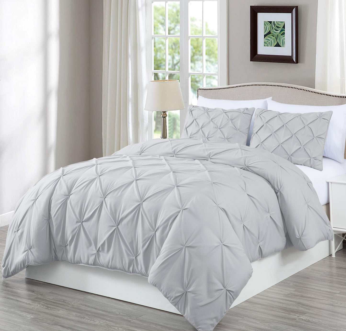 Berlin Pinch Pleat Pintuck Comforter Set