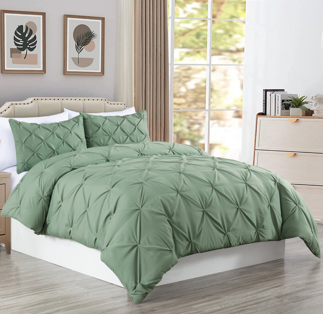 Berlin Pinch Pleat Pintuck Comforter Set