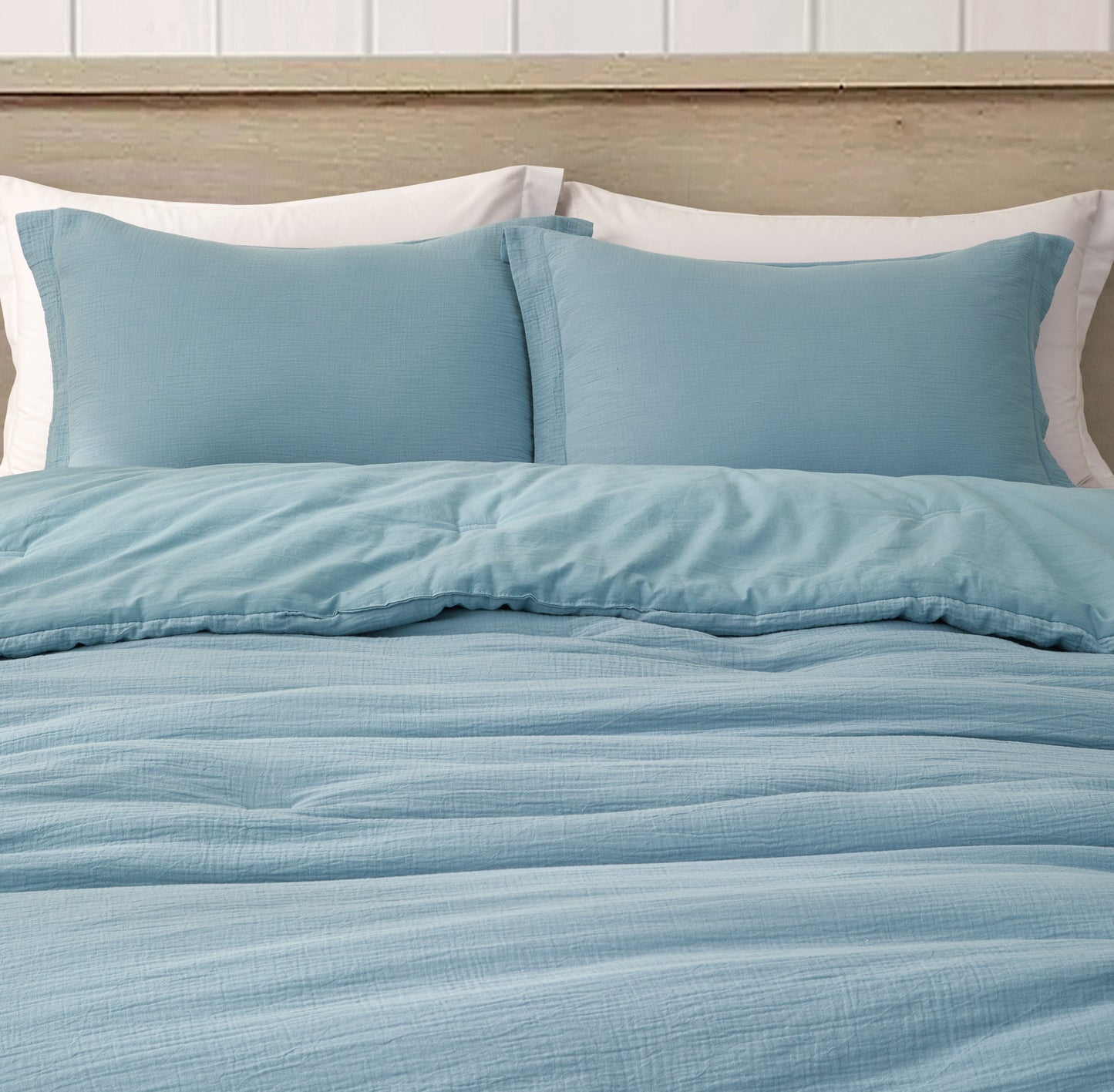 Breeze Soft Lightweight Breathable Cotton Muslin Comforter Set