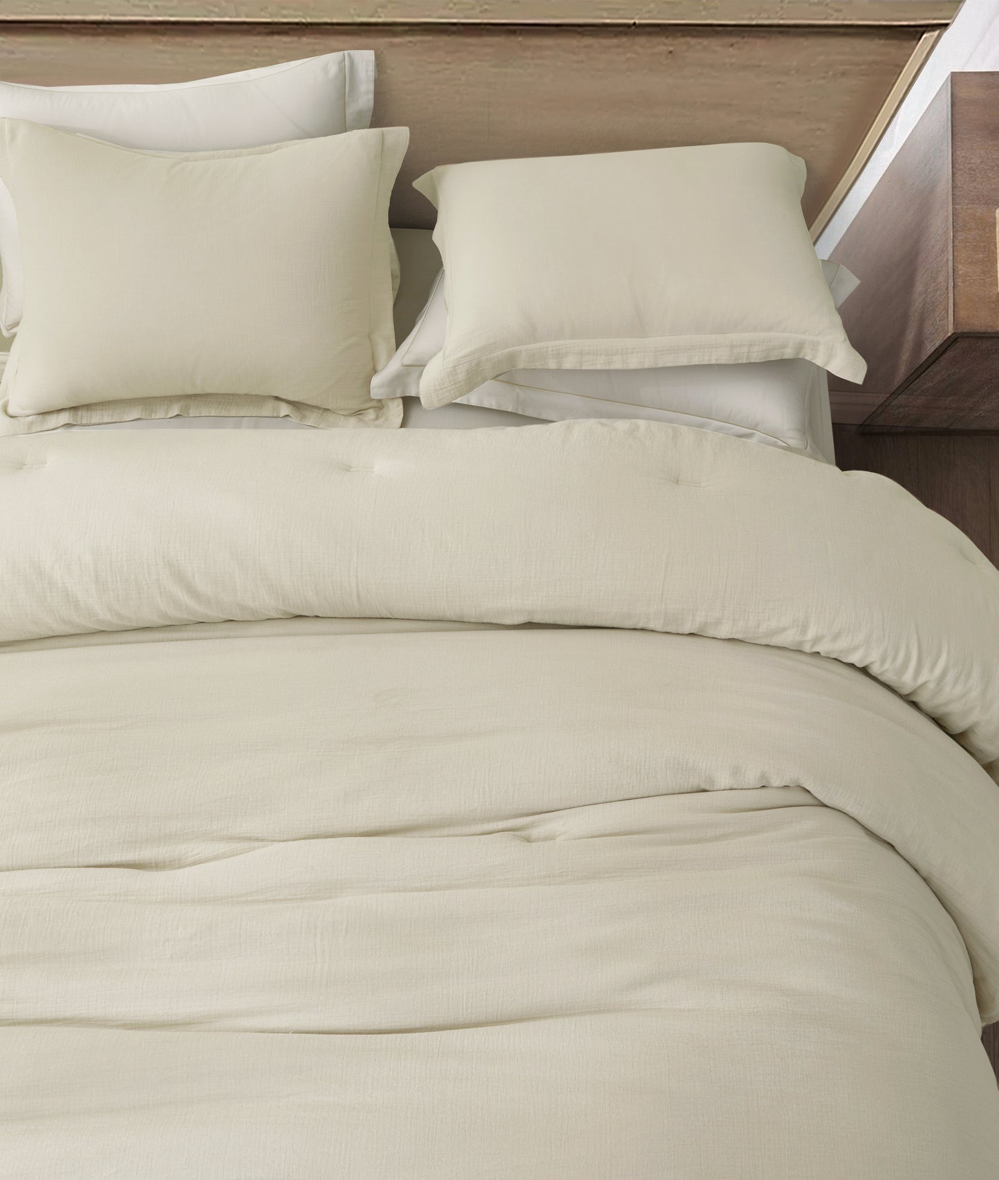 Breeze Soft Lightweight Breathable Cotton Muslin Comforter Set