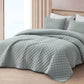 Breeze 3-Piece Lightweight Cotton Gauze Quilt Set