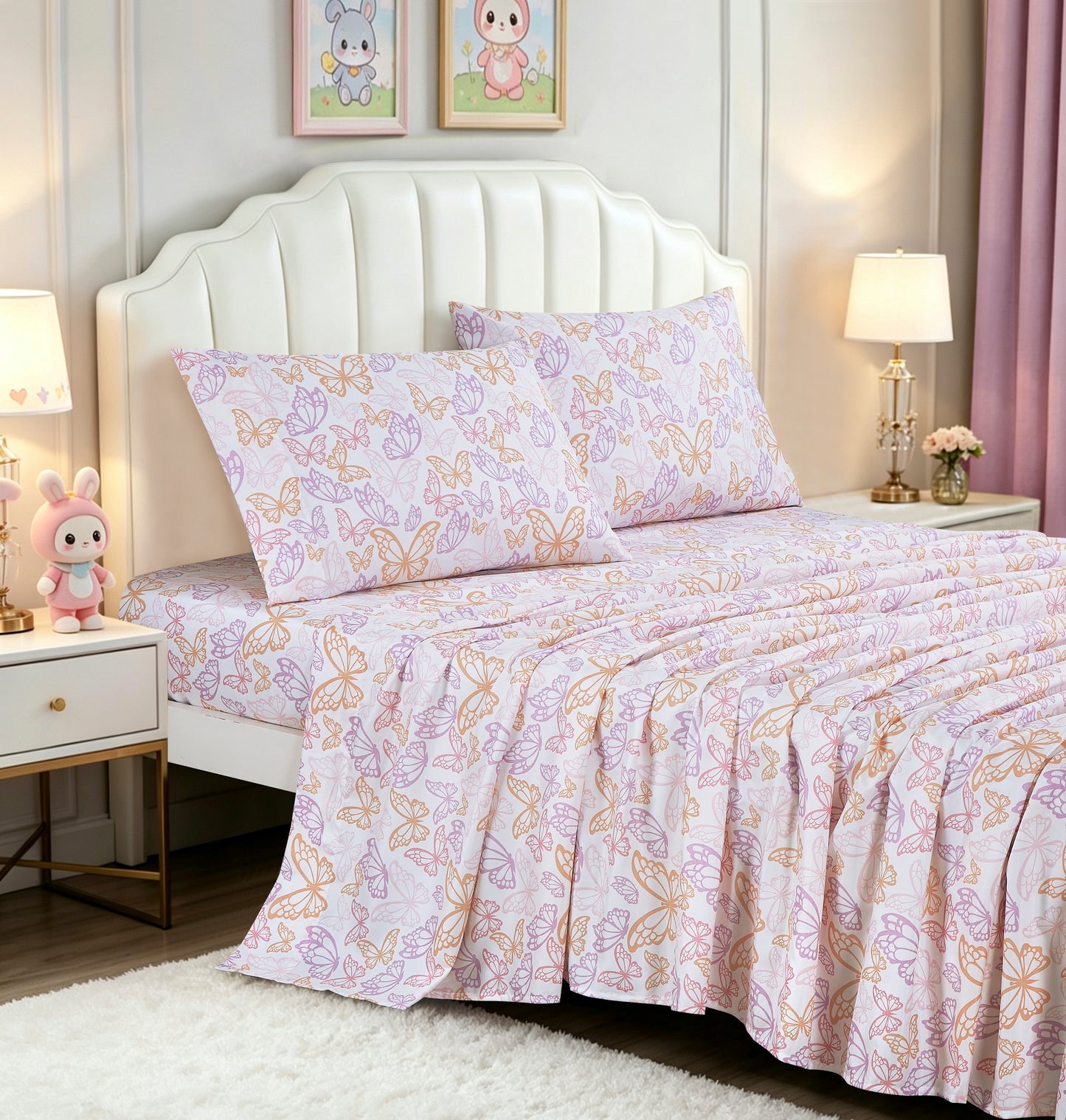 Kids/Teens Whimsical Fun Printed Soft Microfiber Sheet Set