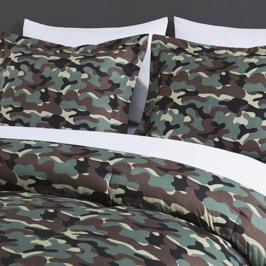 Military Camouflage 2/3-Piece Microfiber Comforter Set