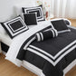 Caprice 7-Piece Hotel style Border Frame Comforter Set