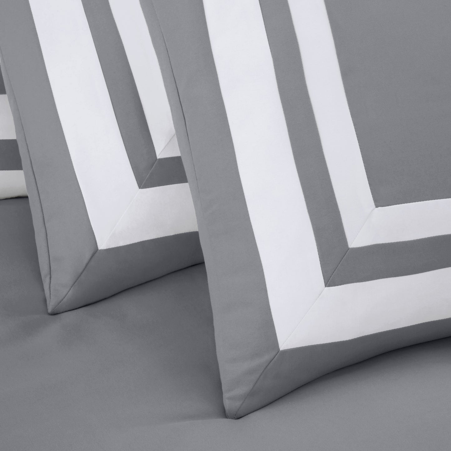 Caprice 7-Piece Hotel style Border Frame Comforter Set