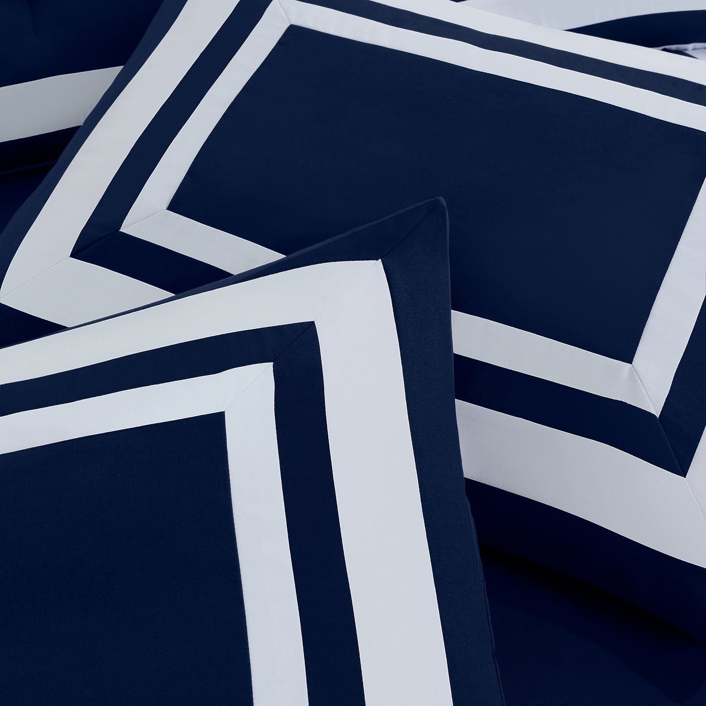 Caprice 7-Piece Hotel style Border Frame Comforter Set