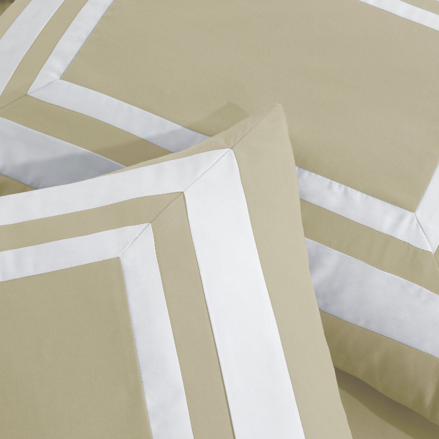 Caprice 7-Piece Hotel style Border Frame Comforter Set