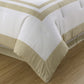 Caprice 7-Piece Hotel style Border Frame Comforter Set