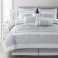 Caprice 7-Piece Hotel style Border Frame Comforter Set