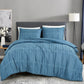 3-Piece Clip Jacquard Geometric Bedding Comforter Set