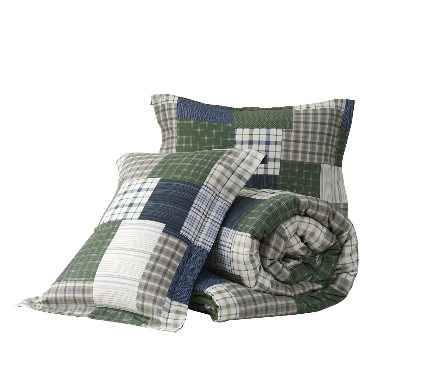 2/3-Piece Printed Pre-Washed Microfiber Lightweight Comforter Set